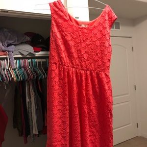 Orange dress from Dress Barn